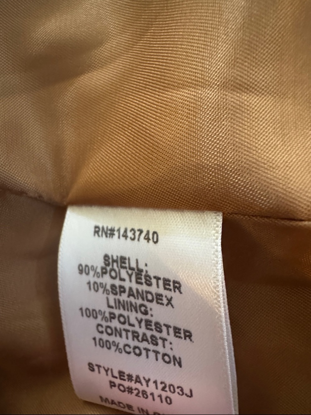 Tuckernuck HYACINTH HOUSE Chestnut Faux Suede Cody Jacket Large NWOT - Picture 7 of 7